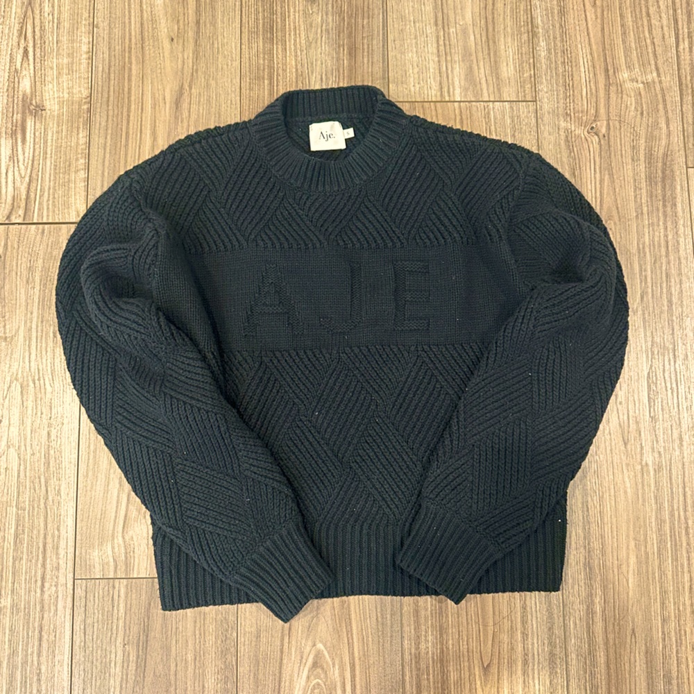 AJE Black Sweater Size S